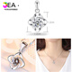 Jea.Pie boutique 2025 new platinum single pendant Plt950 single pendant necklace for women platinum pendant without chain four-leaf clover single pendant