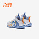 Anta-Kinder-Turnschuhe für Männer- und Frauenschuhe für Frauen für 2025 Herbst Neuer Klettmantel High-Top-Wear-resistenter Maßstab Basketballschuhe [Reverse Scale] Weiß/Blau/Xixia Orange 9930-5 29 Fuß Länge ca. 18 cm