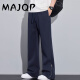 Pantalones casuales estadounidenses de MAJQP para pantalones de cremallera de microflar de primavera y otoño de los hombres pantalones de pierna recta para hombres del ejército de los hombres Pantalones deportivos verdes de 9859 metros grises 3xl alrededor de 150-170Jin [Jin equivale a 0.5 kg] se pueden usar