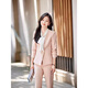 Zi Mei Qiao new spring clothing women's long-sleeved suit suit jacket wide-leg pants cosmetics beauty long-sleeved professional work clothes white single-piece suit XL (recommended 110-120 Jin Jin equals 0.5 kg)