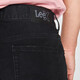 Lee25 spring and summer new product 723 slim mid-waist straight five-bag black gray men's jeans black gray 34