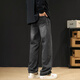 Maybeyond American Jeans Men's Men's Summer High Street Loose Pantalon Straight Pantal
