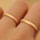 Key to True Love <Endless Love> Möbius Band 18K Gold Couple Ring Diamond Ring Wedding Ring Engraving Customized 18K Gold Women's Style Customization cycle 7 working days/Delivery date will be negotiated