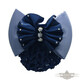 Xiangfu professional hair accessories Korean hair accessories elegant nurse bank hotel female working hair net bag hairpin two-section bow-blue-fine mesh