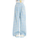 
Disney girls suit spring and autumn children 2025 new spring suit fashionable girls fashionable street sweatshirt plaid pants spring 15266 blue + 4916 gradient 140 cm