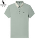 Känguru (Daishu) Eisseide Polo-Hemd für Männer Revers Dad kurzärmeliges T-Shirt für Sommer dünne mittlere alter atmungsaktive Kleidung mit mittleren Alterszeiten.