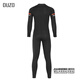 OUZO wetsuit men's 1.5mm one-piece cold and warm wetsuit surfing suit jellyfish suit winter swimsuit black BCM2002-B L