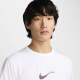 耐克（NIKE）官方HYVERSE DRI-FIT男子防晒速干短袖上衣夏季T恤HV4882 100白/鲜亮勃艮第酒红/银 M