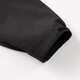 Pierre cardin jacket men's spring and autumn jacket casual windproof hat simple loose top black 2XL