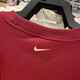 耐克（NIKE）卫衣外套女装春秋季新款运动服针织加绒圆领休闲上衣套头衫FN3655 HV8462-677红色新年款 M