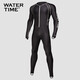 WATERTIME Wet Suit Men's Jellyfish Suit Snorkeling Suit Sun Protection Waterproof Mother Cold One-piece Long Sleeve Swimsuit Swimming S (Height 160-165 Weight 50-55kg)