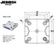 XMSJ zero point quick change plate 52 type 96 type quick change fixture self-centering vise manual pneumatic positioner SK52-S15052 hole distance quick change plate