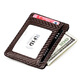 Vanlemn Danemark Antift Brush RFID Ultra-fibre US Dollar Clip European and American Wallet Shield Anti-Demagnetization Card Clip Card Fashion Card Pack Black