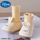 Disney Baby Chaussures et chaussettes 01-6 mois Spring Baby Chaussures Nouveau-Born 3 Soft Soft Soches intégrées Chaussures Tissu 5