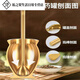 Sailoto medicine jar, garlic masher, brass medicine masher, traditional Chinese medicine medicine jar, grinding bowl, copper medicine mortar, medicine copper mortar, mini model, deepened and thickened with anti-slip pad