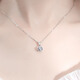 GIEVSZHE six-pointed star PT950 platinum necklace for women, 2025 new Valentine's Day birthday gift for girlfriend and wife, platinum pt950 chain + platinum pt950 pendant