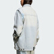 ADIDAS/阿迪达斯三叶草女士时尚牛仔条纹运动外套 JX9209 XXS