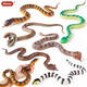 Simulación de juguete de broma infantil Modelo de animales TPR GLO Soft Mamba Snake Snake Snake Snake Viper Viper Flower Snake BY5012 Fragant Snake (material sólido TPR)