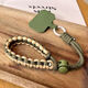 
Beiyipin mobile phone lanyard new mobile phone lanyard adjustable short wrist pure hand-woven simple anti-stolen and steal color-blocking thick solid clip type universal