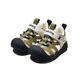 Zapatos para niños Babudou zapatos para niños pequeños verano aliviable hueco de bebé suave suave sandalias bosque de pies verdes 24