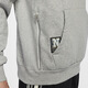 Nike (Nike) Offizieller Therma-Fit-Männer Plus Fleece Basketball Pullover Hoodie HJ3882 063 Farbeinstellung Dunkelgrau/helles Elfenbeinweiß XL