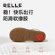 Belle Children's Shoes Summer Children's Sandals Girls Baotou Soft Soled Toddler Shoes Fashion Princess Shoes Baby Beige 29
