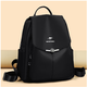 Kangaroo Damens Bag Reisetasche Rucksack für Frauen 2025 Neue Mode koreanische Mode Fashion Einfacher Oxford -Stoff Casual Mutter Rucksack 699 Schwarz klein