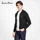 Lakedale leichte Luxus reine 100% Strickjacke Frühling neuer Strickjacke dünne warme Wollstrickpullover schwarzer XL (52)