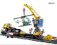 Lele Brothers City Series 60098 Train à charge lourde Version à distance de télécommande Train Enfants Assemblées Chinois Building Blocs Toys 02009 Version télécommandée de train à charge lourde