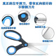 Tijeras para zurdos, tijeras de oficina en casa especiales para zurdos, azul y negro 010