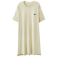Aimu Meigui Chightgown avec poitrine pour femmes en jour d'été modal cool à manches à manches pyjamas mi-longueur robe décontractée AM11762 XL Femmes