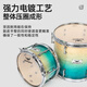 
Bullfighter (Bullfighter) paint player drum set adult children professional jazz drum performance percussion instrument dark blue 5 drum 4 cymbals (painted style)