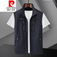 Pierre Cardin Outdoor im Freien Schnelltrockner Weste Frühling, Sommer- und Herbst-Multi-Pocket-Arbeit Anzug Weste Horse Clip Großer Größe Casual Jacket Khaki L.