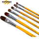 Farbe Glory Wasserkreide Van Gogh 826 Wasserkreidekunststudenten Acrylpinsel Wolf Haar Ölbürste Set Schüler Pigment Pigment Pen 6 Doppelzahlen 2 4 6 8 10 12 Grundschüler Schüler