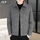 Jeep Spirit Jacket Herren neuer Reversbriefbrief Hemd 2025 Frühlings- und Herbst-Arbeitskleidung mittleren und jungen Jacke Top 826 Khaki 90-110jin [Jin gleich 0,5 kg] m