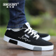 
SNGUNY high-end light luxury brand casual shoes men's new old Beijing cloth shoes men's spring and autumn breathable board shoes men's shoes men's canvas shoes 6636 black gold 42 260