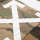 OFF WHITE men and women universal cotton camouflage splicing printed short-sleeved T-shirt OMAA056 F18185042 9901 Camouflage green S