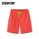 ESCATCH泳裤男士沙滩裤男大裤衩欧美短裤男夏季速干可下水五分情侣短裤 ES6橘色（三角内衬） XL (适合体重73-83kg)
