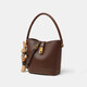 Bolsa Viney Cowhide Bag Women's Boleto informal de cubo casual de lujo Regalo de cumpleaños de Bolsas Crossbody