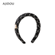 AJIDOU Ajidou headband for women with high skull, simple and casual, does not hurt the hair, small fragrant style headband, birthday gift, elegant little fragrant style 1 piece