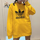 Adidas Clover Sweatshirt Herren Spring Neues Laufen und Fitness -Sportkleidung Winddicht mit Kapuzenpullover GD9923/Innen einsam/groß xs
