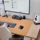 Yishiku (Exco) Kork doppelseitige Mehrzweck-Leder 100*50 cm Mauspad extra großer Tischmatte Langes Büro-Schreibtisch Computer Schreibtisch Lederminderfarbs Wasserdichte Gaming-Tastatur 9710