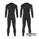 OUZO wetsuit men's 1.5mm one-piece cold and warm wetsuit surfing suit jellyfish suit winter swimsuit black BCM2002-B L