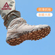 Hantu zapatos de senderismo al aire libre al aire libre Botas para hombres en invierno con el terciopelo anti-sorbo de choque que absorbe y salpica el agua zapatos de senderismo para hombres Khaki-3520 Modelo de hombres regulares, de una sola talla más pequeña 39