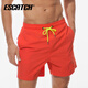 ESCATCH泳裤男士沙滩裤男大裤衩欧美短裤男夏季速干可下水五分情侣短裤 ES6橘色（三角内衬） XL (适合体重73-83kg)