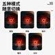 Peak bicycle taillights are bright and flashing, mountain road bike night riding light warning light cycling accessories five lighting modes