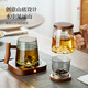 TEAHUE tea cup tea water separation bubble tea cup glass tea cup men's office cup glass high borosilicate tea cup boy gift