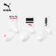 Puma children's sports socks set of three pairs white 34