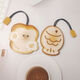 Meipai Key Pull-up Cartoon Electric Vehicle de grande capacité Pack de clés créatifs Car universelle mignonne ouverte SN6398 Pack de clés de toast jaune