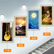 OWNEW álbum de fotos electrónico inteligente boe pantalla de pintura papel pantalla de protección para los ojos marco de fotos electrónico imagen colgante pantalla HD mural decorativo aplicación para teléfono móvil computadora transferencia de fotos remota teca de 43 pulgadas con suspensión giratoria